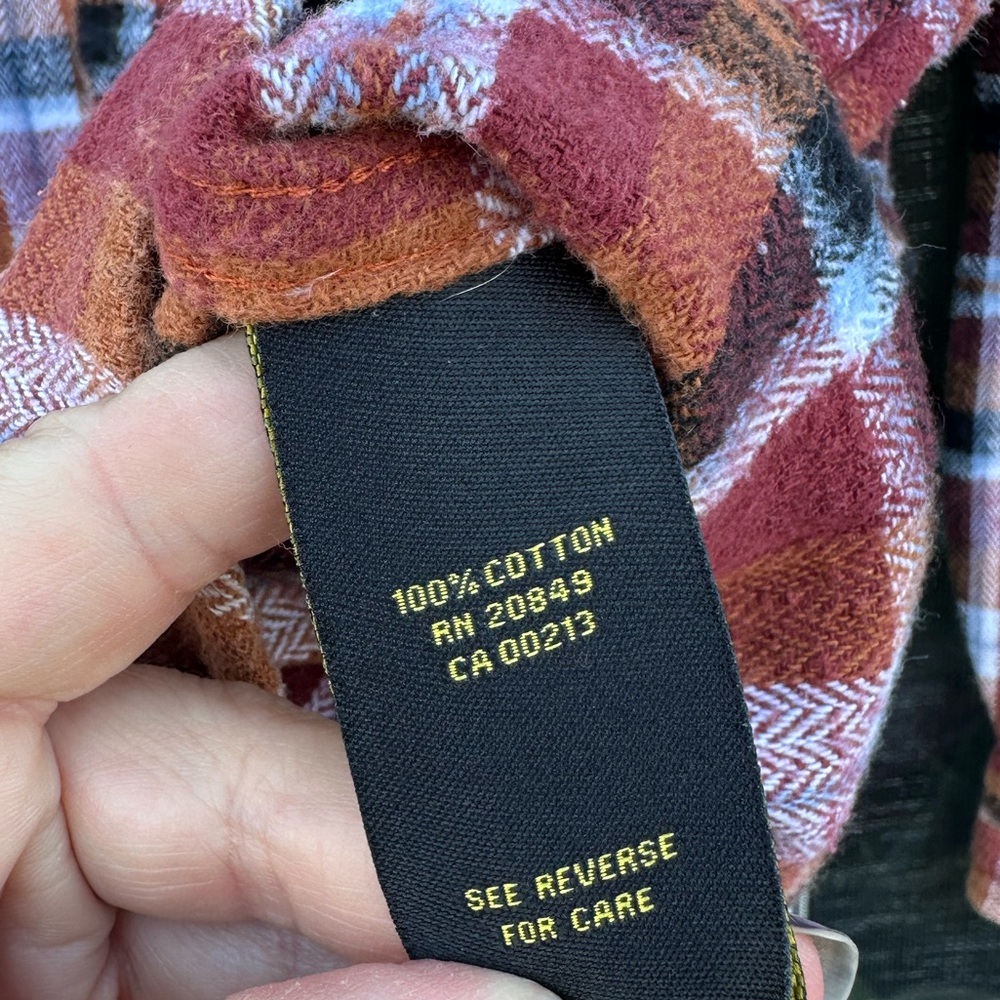 Stanley Cotton Plaid Button Down Flannel - Picture 5 of 7